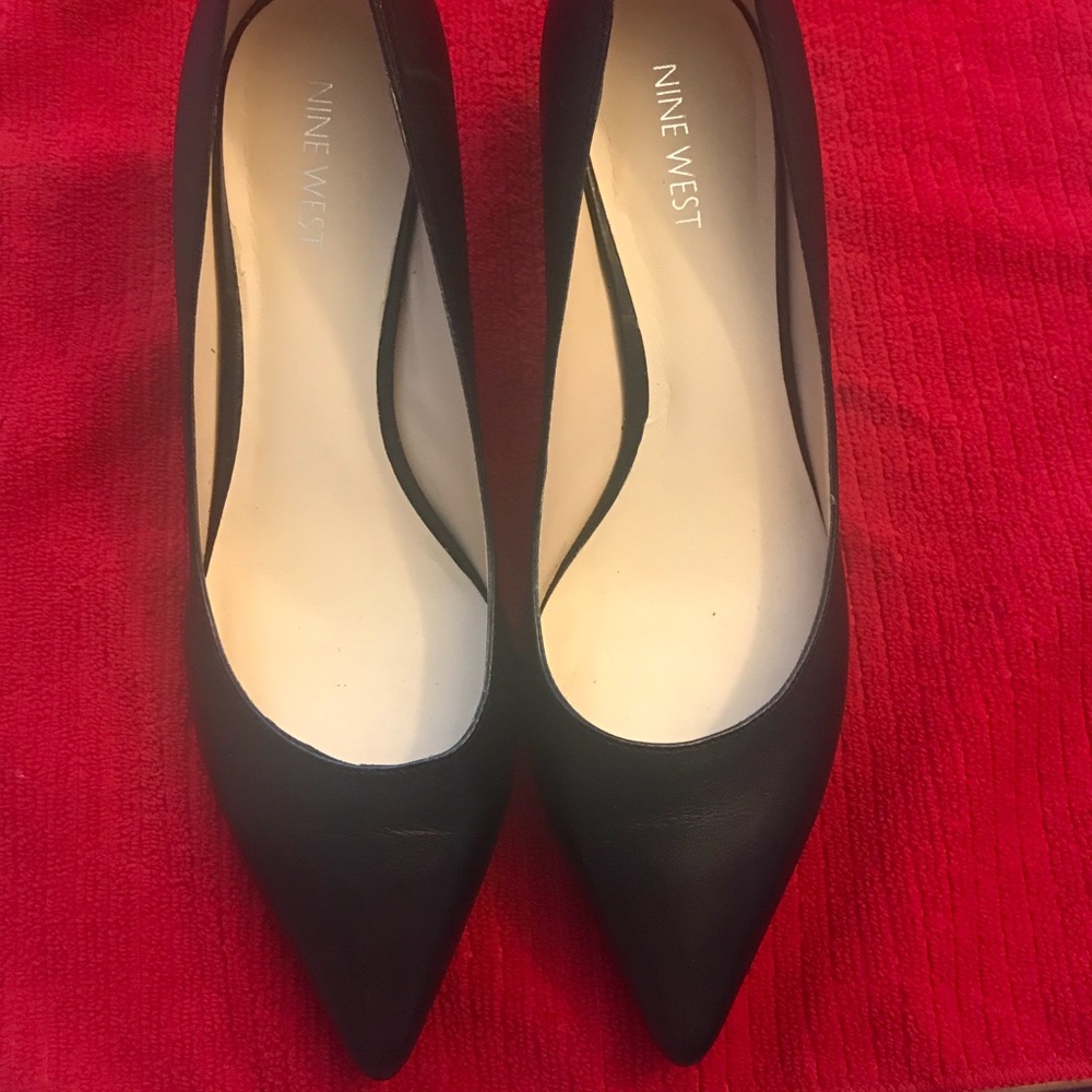 Nine West kitten heels.